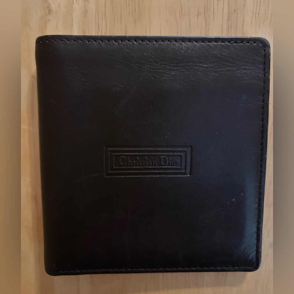 Christian Dior Leather Bifold Wallet